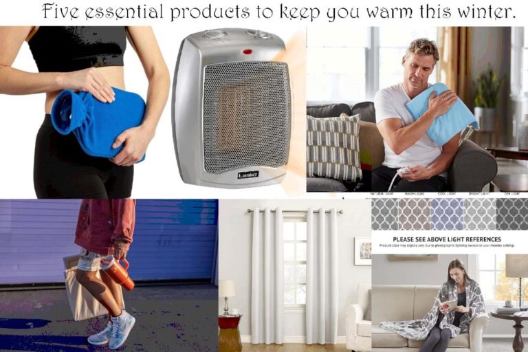 Five essential products to keep you warm this winter.